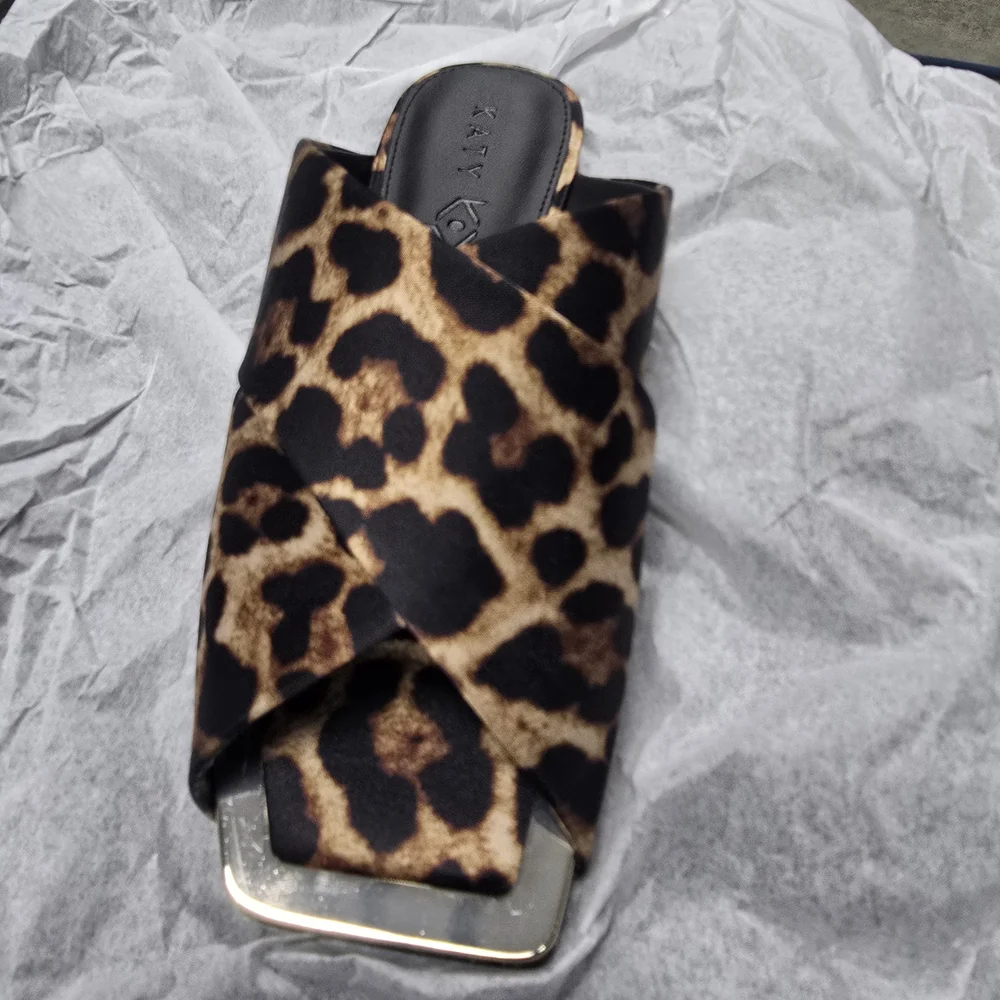 Size‎ 7 KATY PERRY LEOPARD Print Satin Side NIB